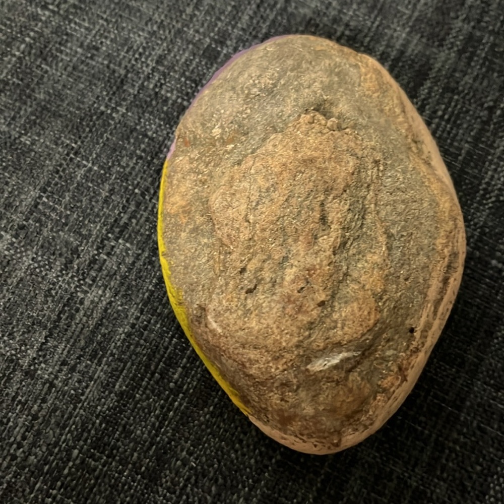 Painted stone - Picture 4 of 5